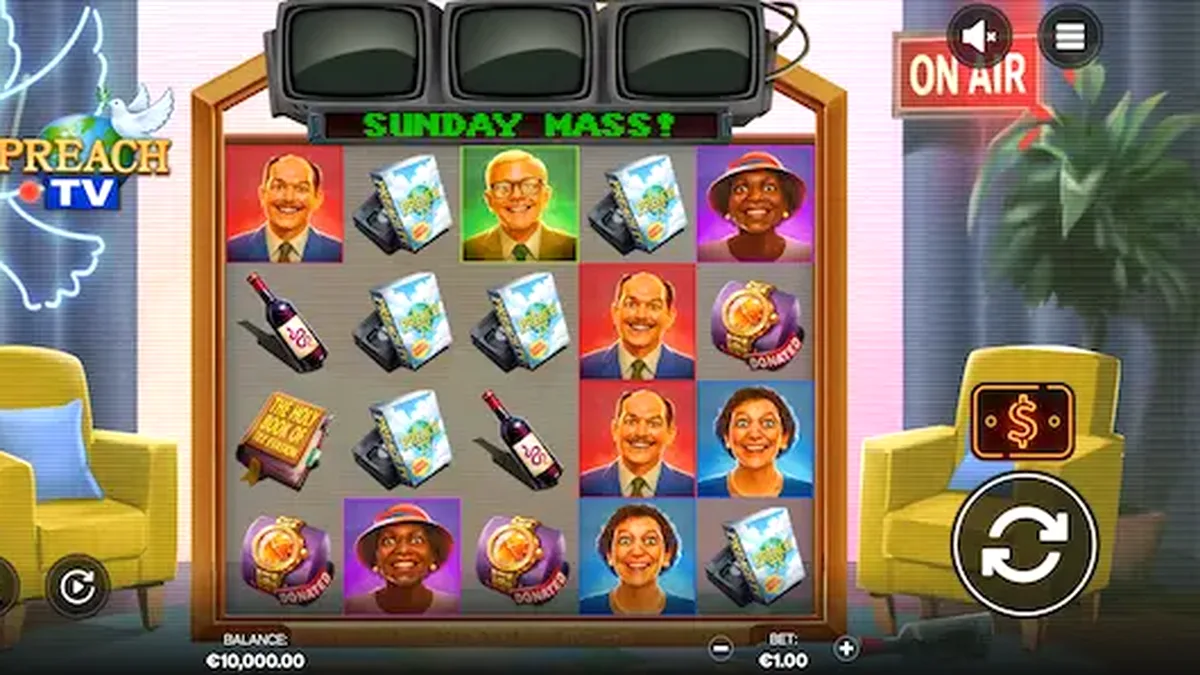 Preach TV slot review interface