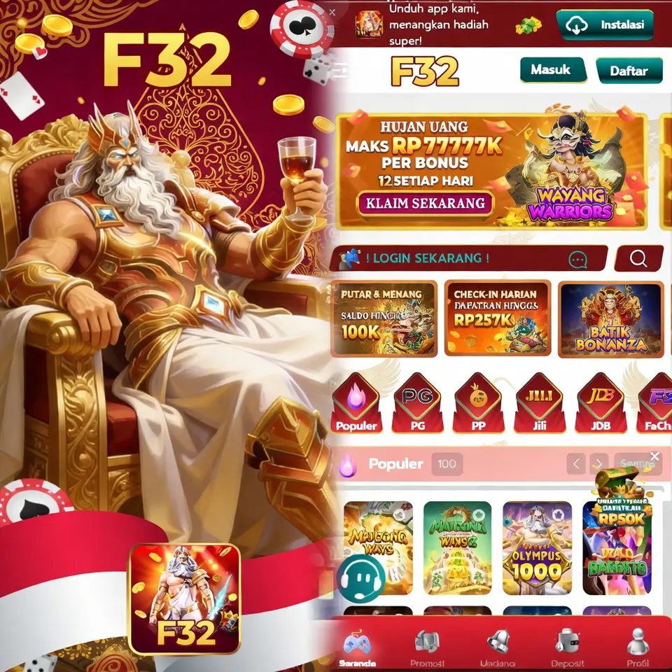 F32 Masuk Resmi 2026 Aplikasi